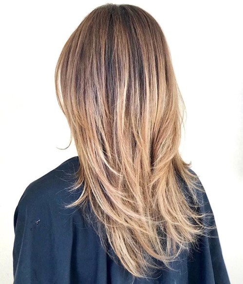 Long Hair With Mid-Shaft-To-Ends Layers