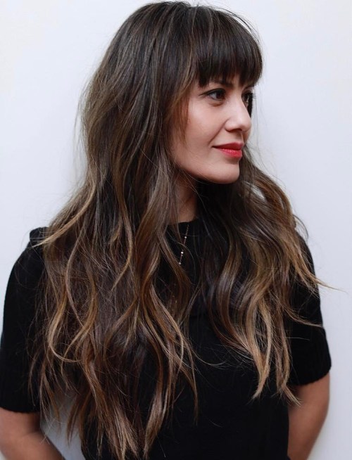 Long Hair with Layers and Bangs